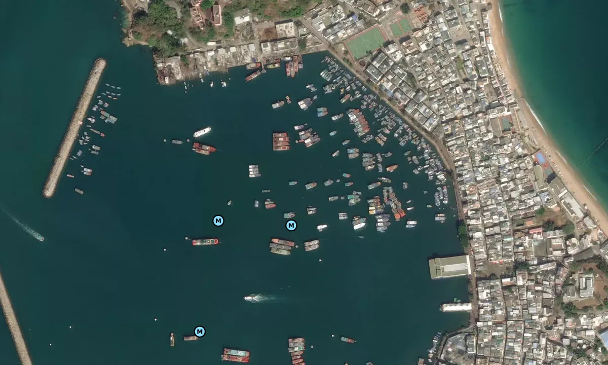 Satelite image of Cheung Chau