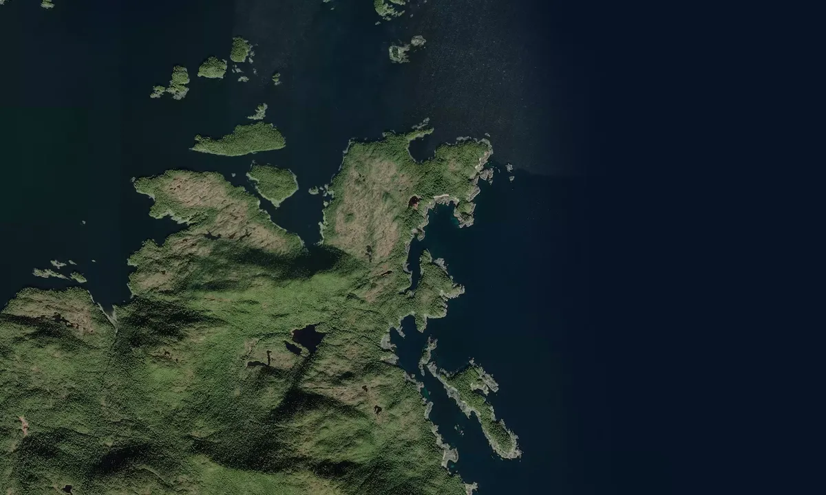 Flyfoto av Chichagof Bay