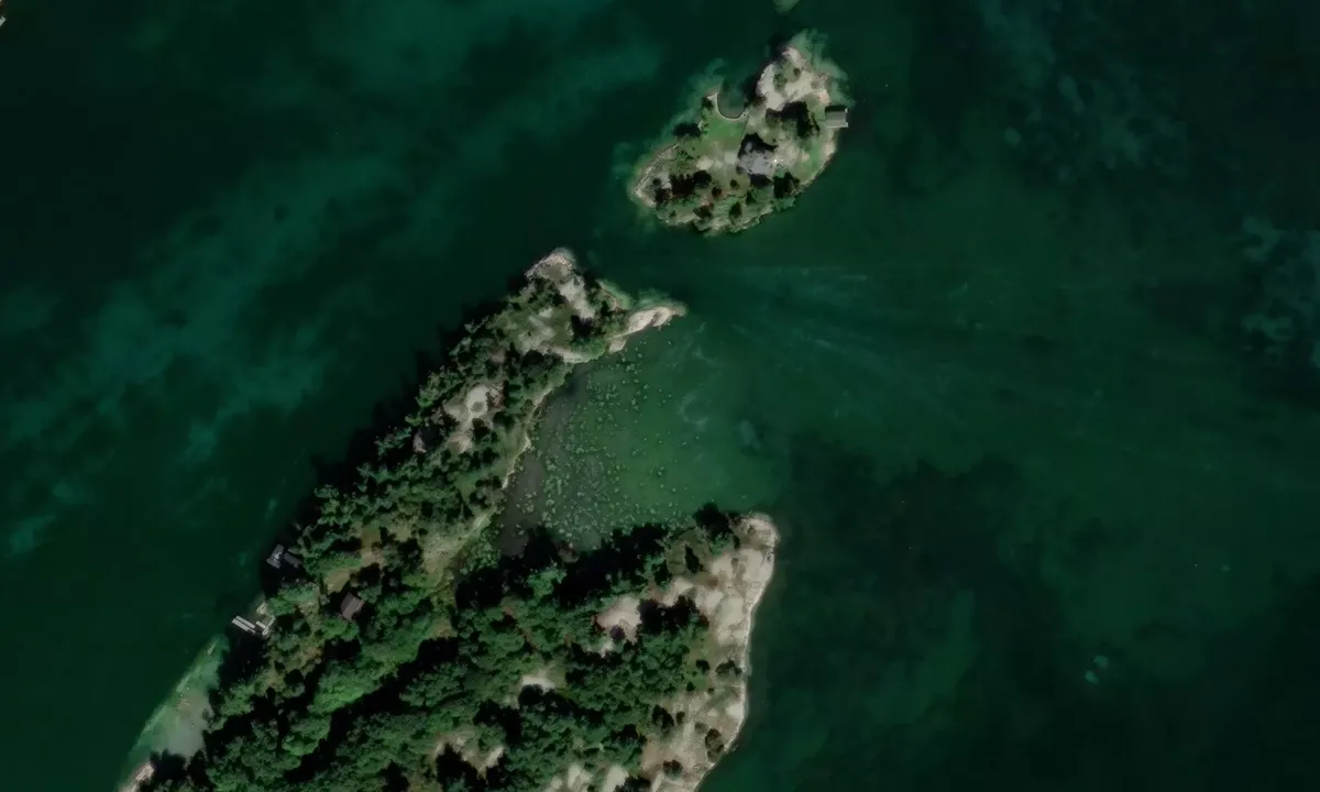 Satelite image of Chippewa Bay
