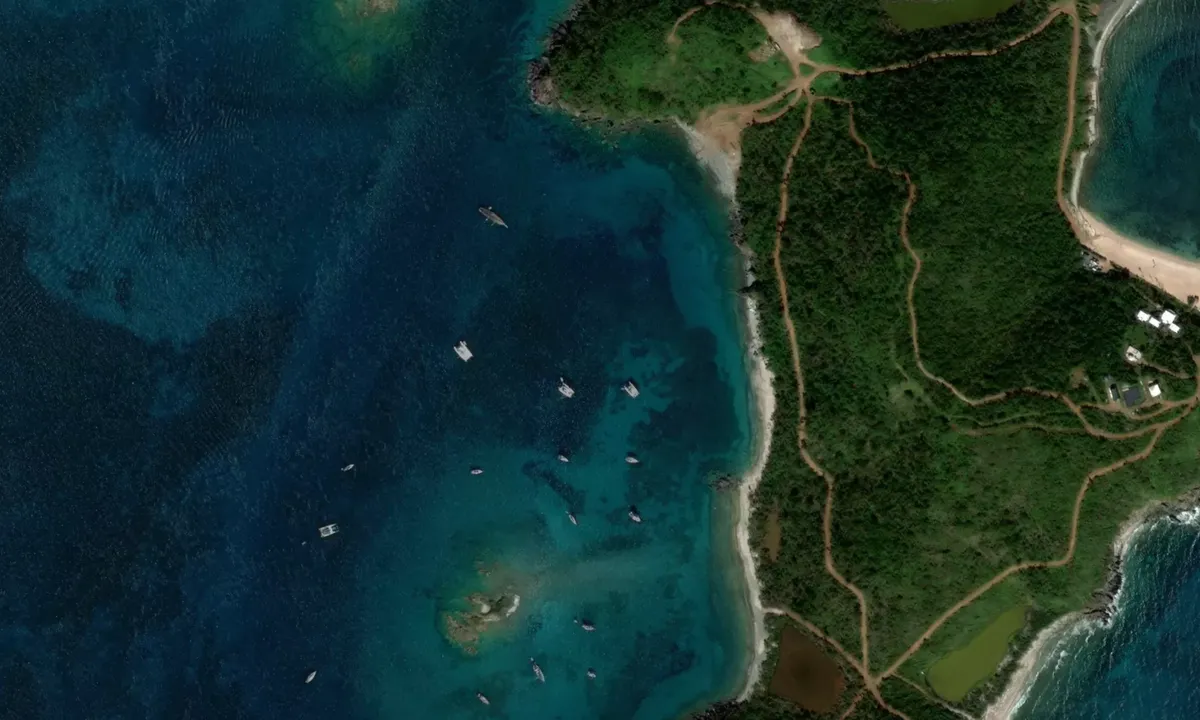 Flyfoto av Christmas Cove