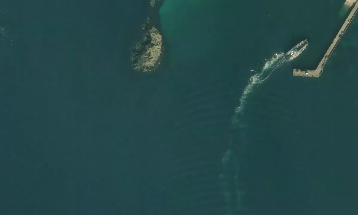Satelite image of Churchton Bay 1