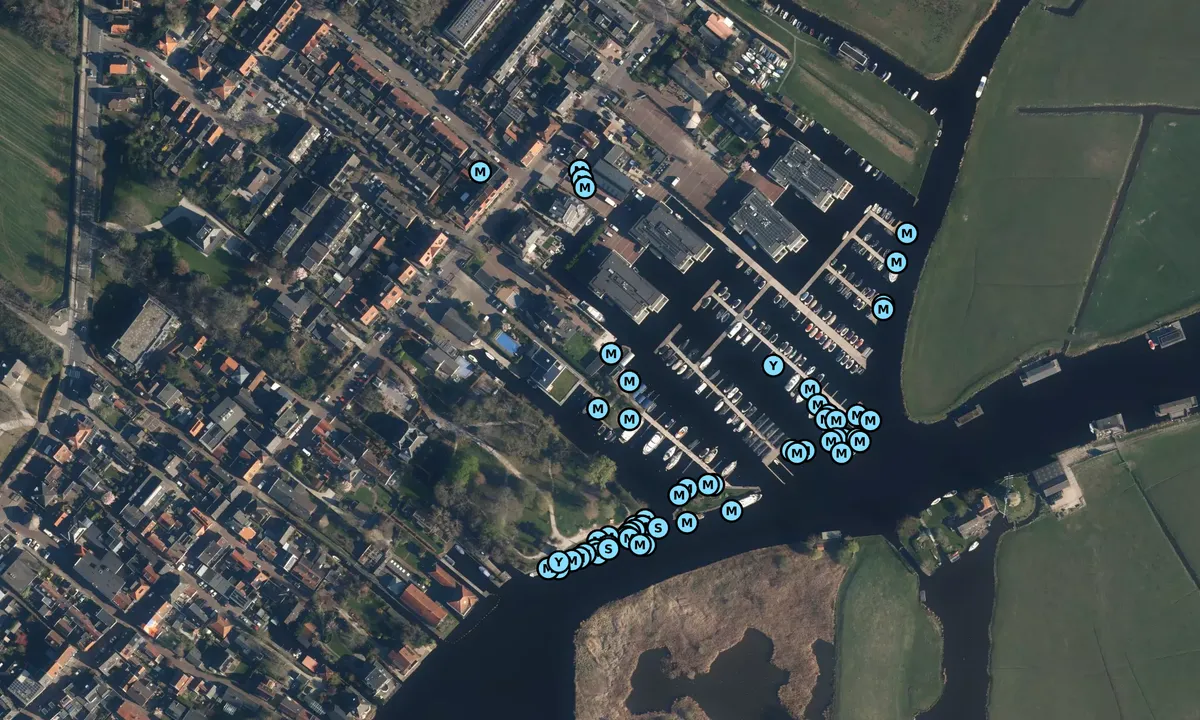 Satelite image of Cieco Marina / Jachthaven Warmond