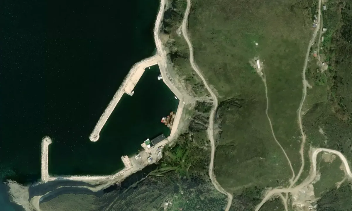 Flyfoto av Çınarlı Harbour