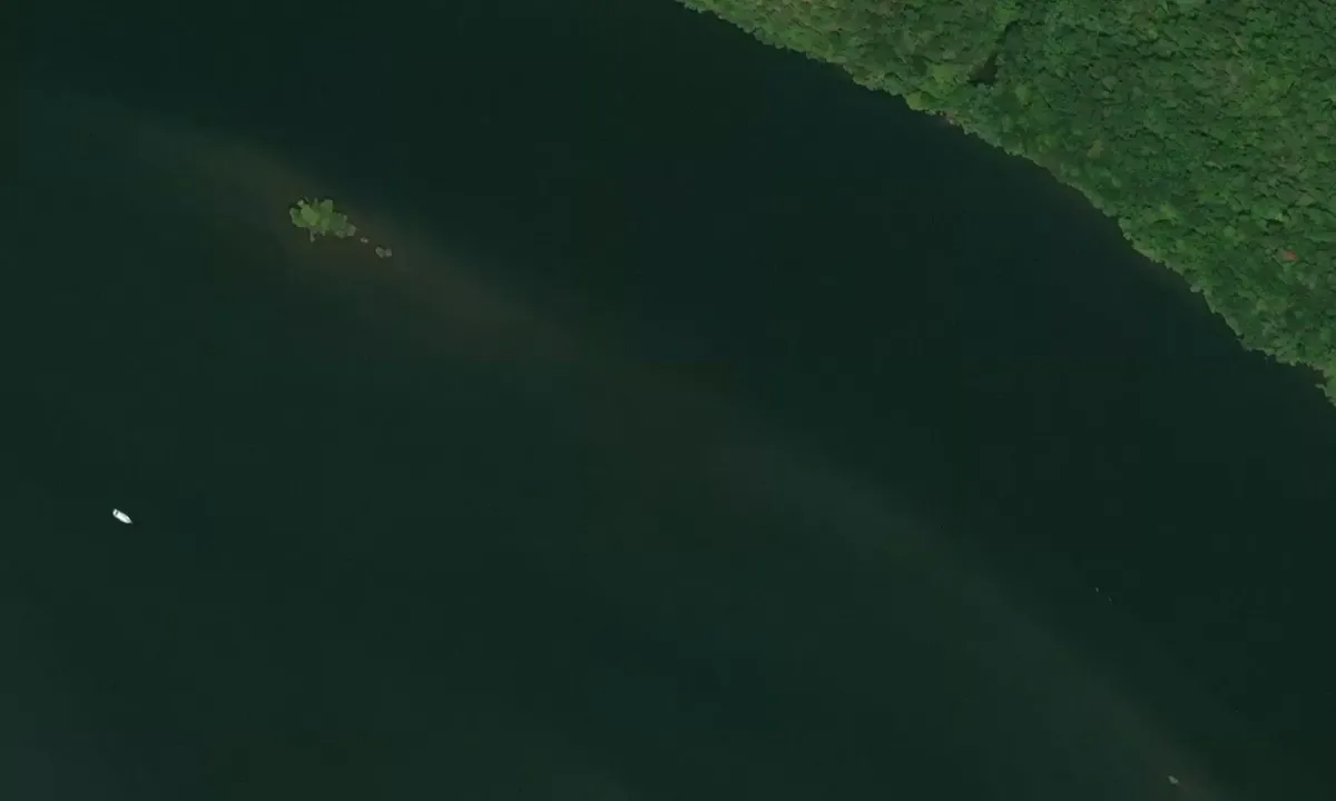 Satelite image of Citico Creek