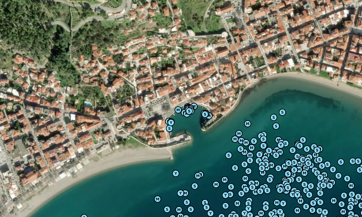 Satelite image of City Harbor