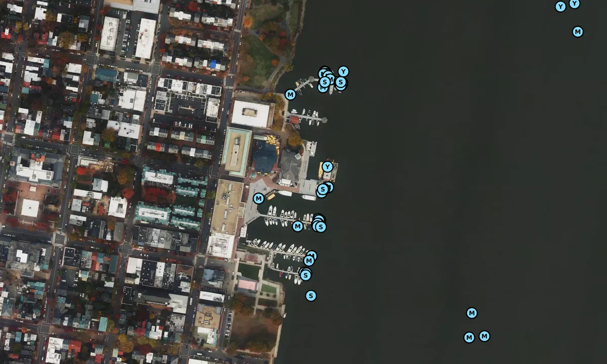Satelite image of City of Alexandria Marina - District of Columbia