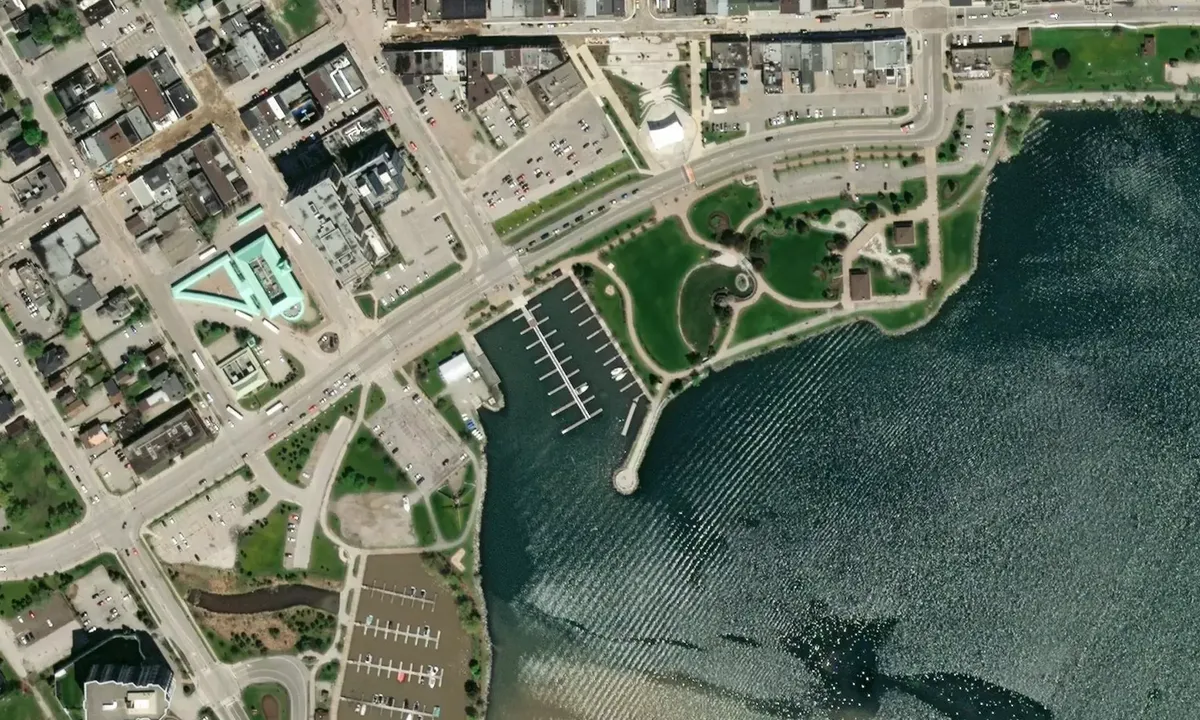 Satelite image of City of Barrie Municipal Docks