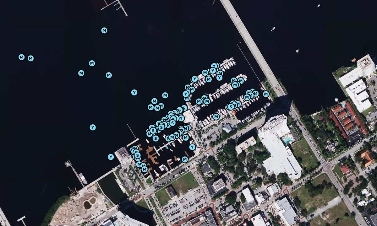 Satelite image of City of Fort Myers Yacht Basin