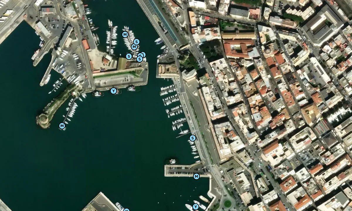 Satelite image of Civitavecchia- Ulisse Cantieri Navali