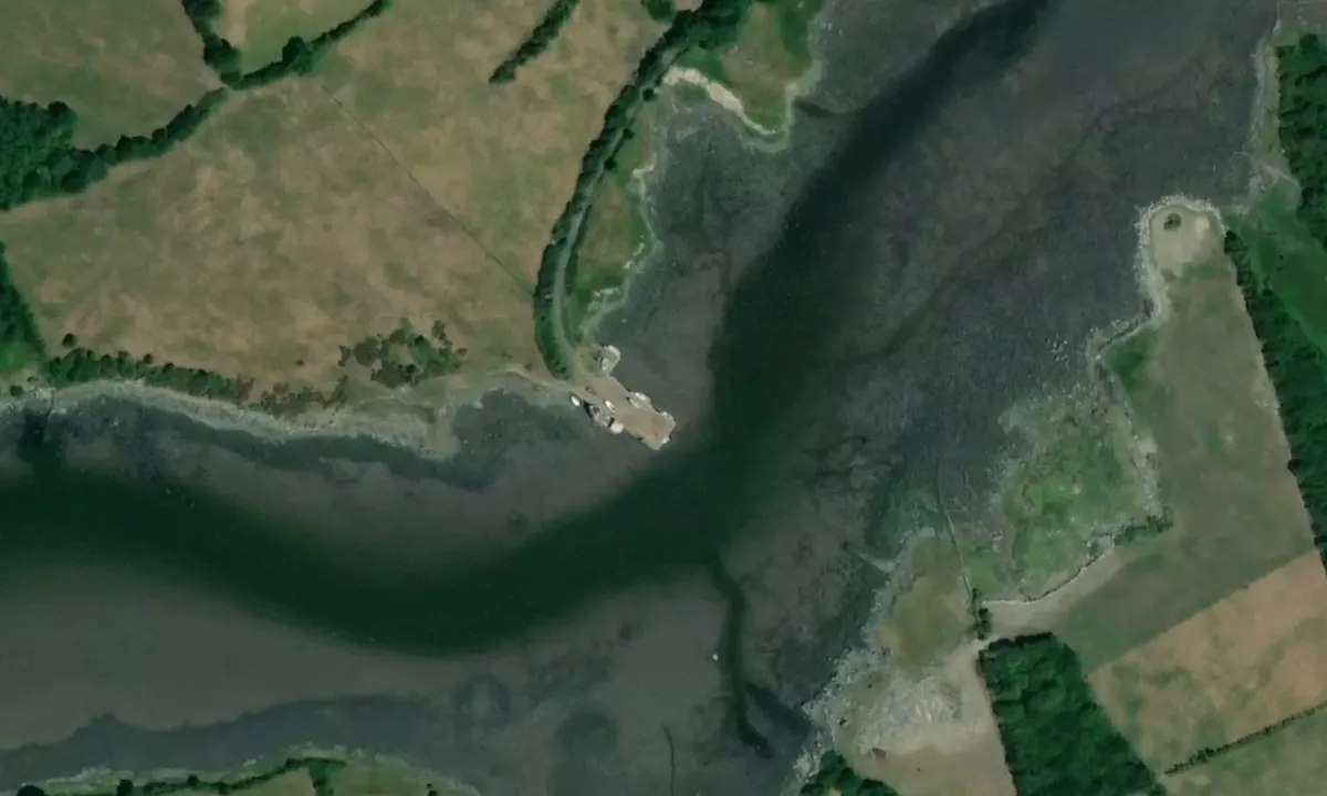 Satelite image of Clarenbridge quay