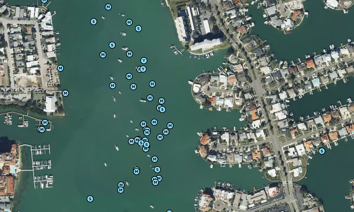 Satelite image of Clearwater (north)