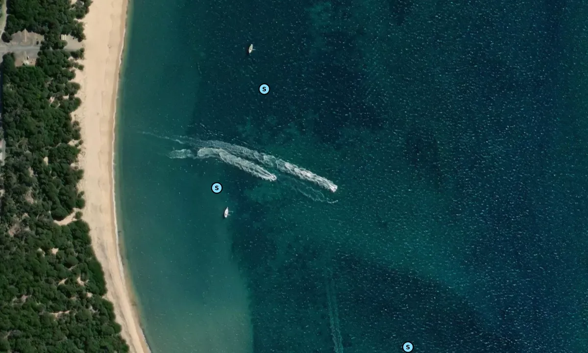 Satelite image of Cleveland Bight, Phillip Island