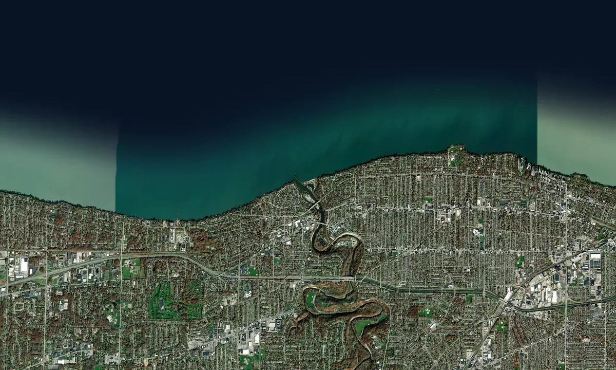 Flyfoto av Cleveland Yachting Club