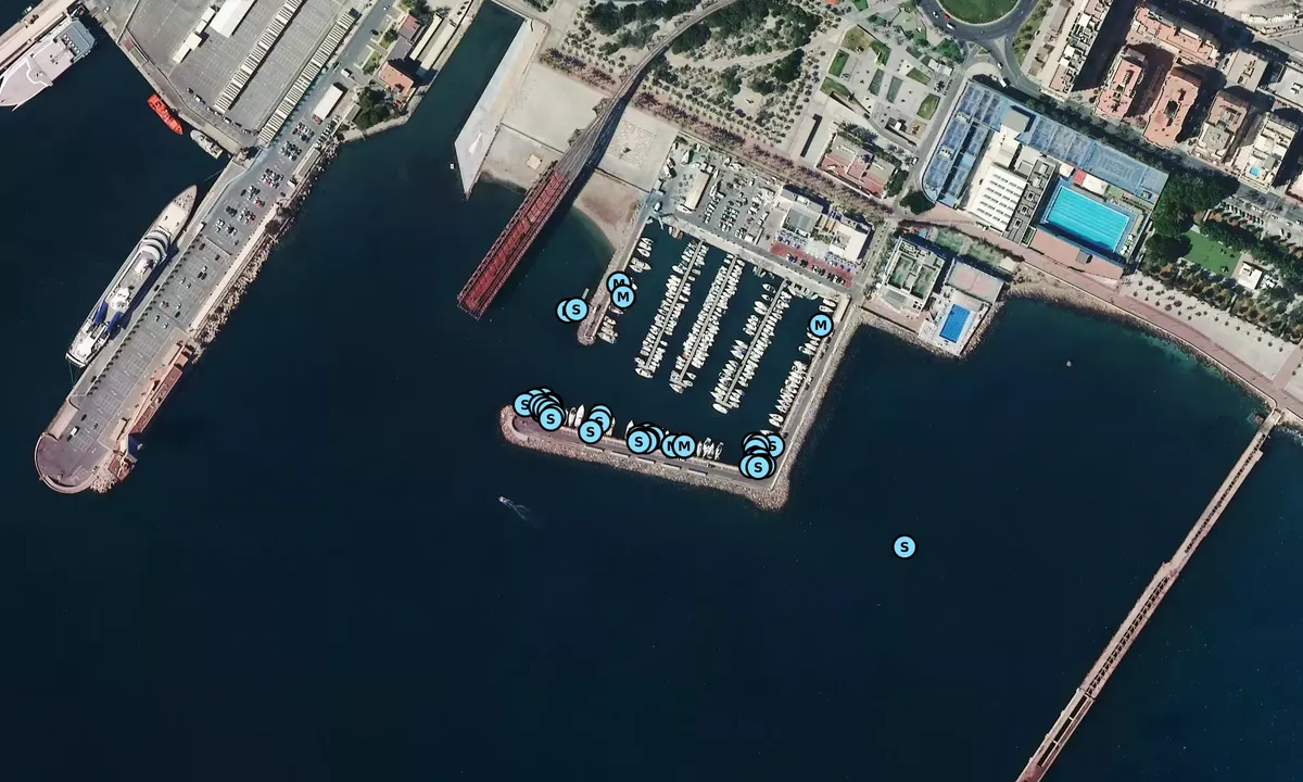 Satelite image of Club de Mar-Almeria Marina