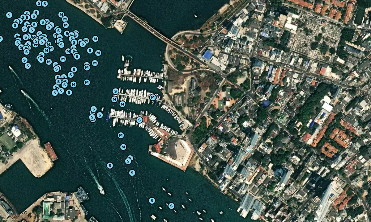 Satelite image of Club de Pesca