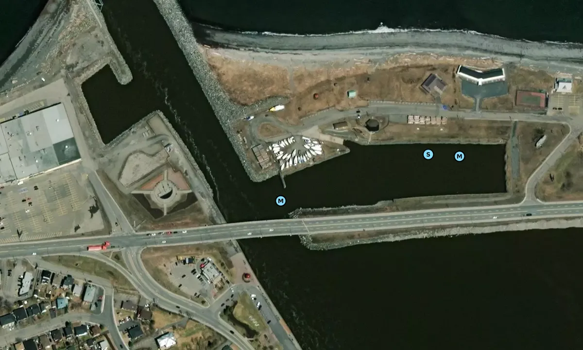 Satelite image of Club de Yacht de Matane
