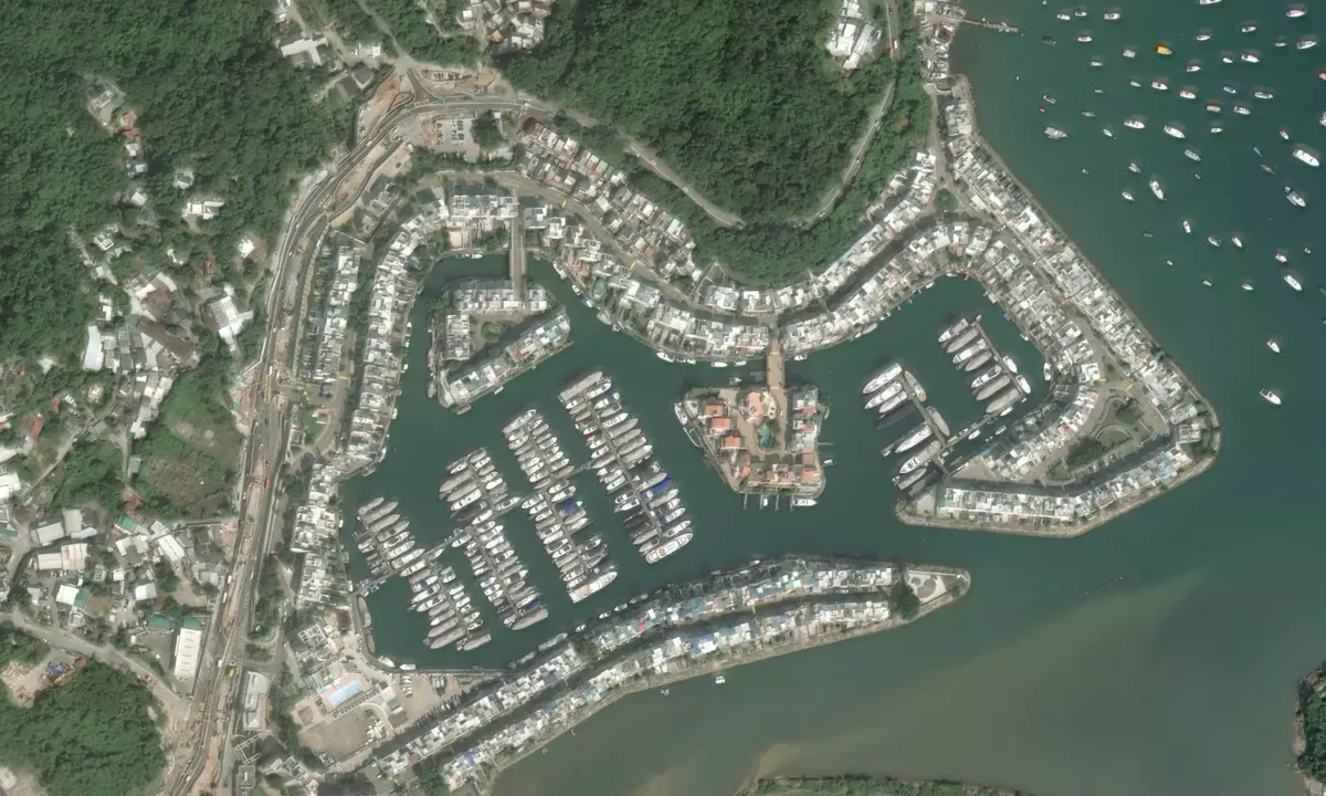 Satelite image of Club Marina Cove