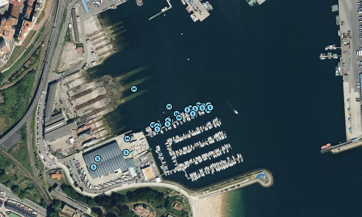 Satelite image of Club Marítimo de Oza- O Puntal