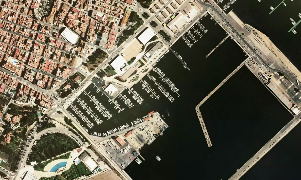 Flyfoto av Club Náutic la Ràpita