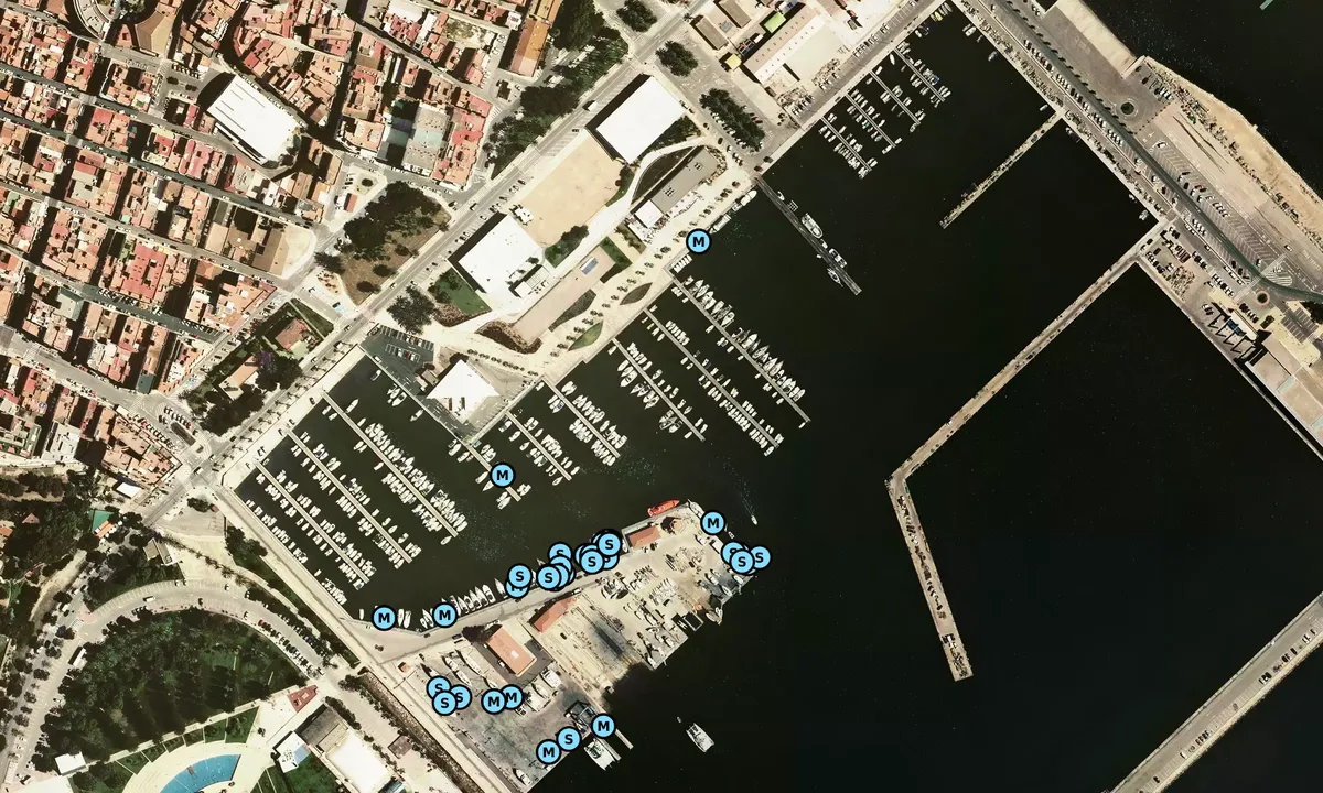 Satelite image of Club Náutic la Ràpita