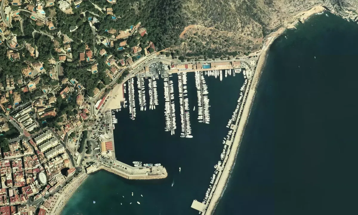 Flyfoto av Club Náutico de Javea