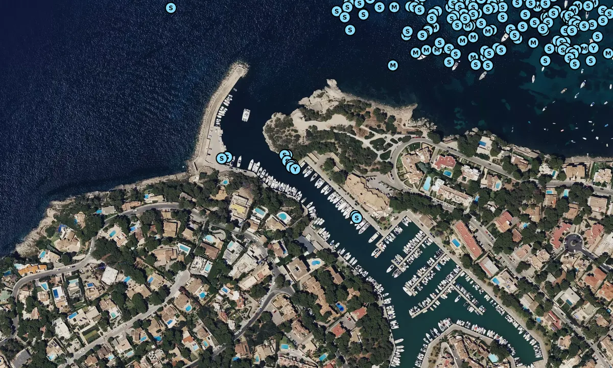 Satelite image of Club Nautico Santa Ponca