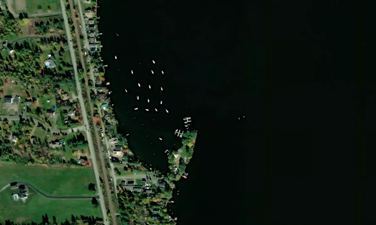 Flyfoto av Club Nautique du Petit Lac Magog