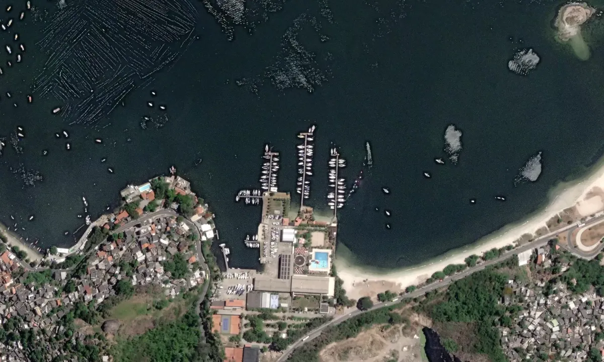 Flyfoto av Clube Naval Charitas