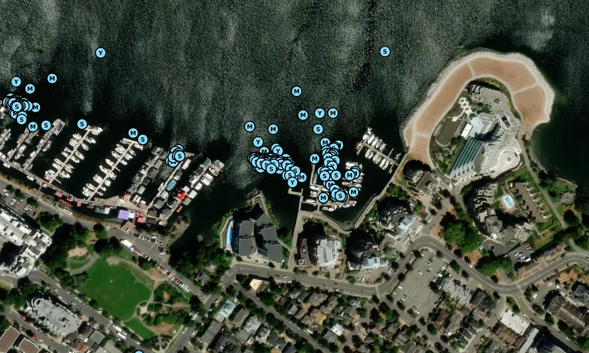 Satelite image of Coast Victoria Harbourside Hotel and Marina