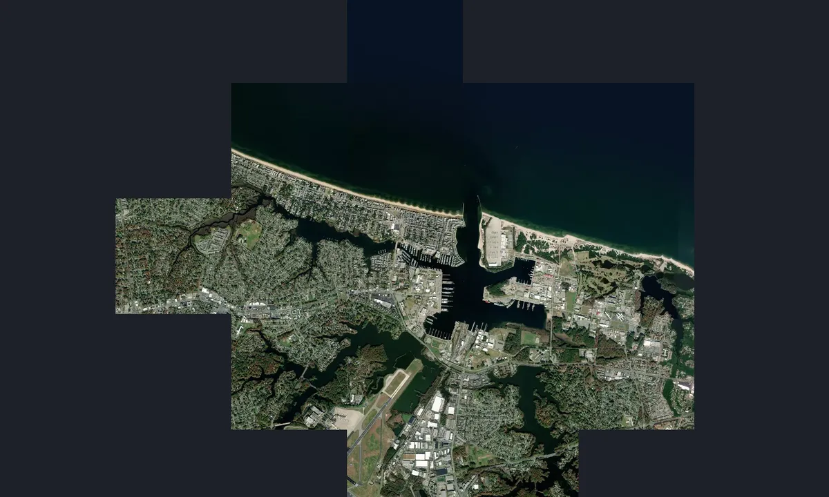 Flyfoto av Cobb's Marina - Norfolk