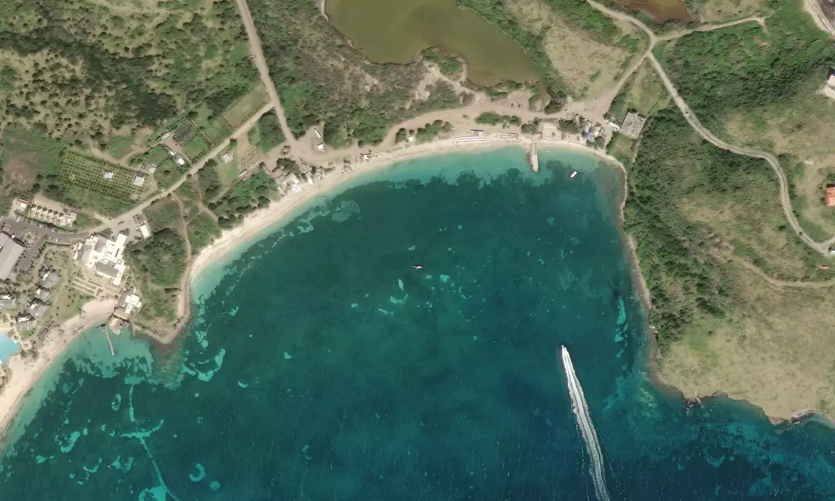 Flyfoto av Cockleshell Bay