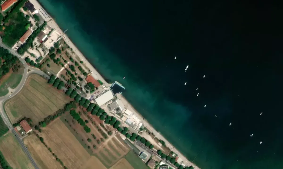 Satelite image of coco beach