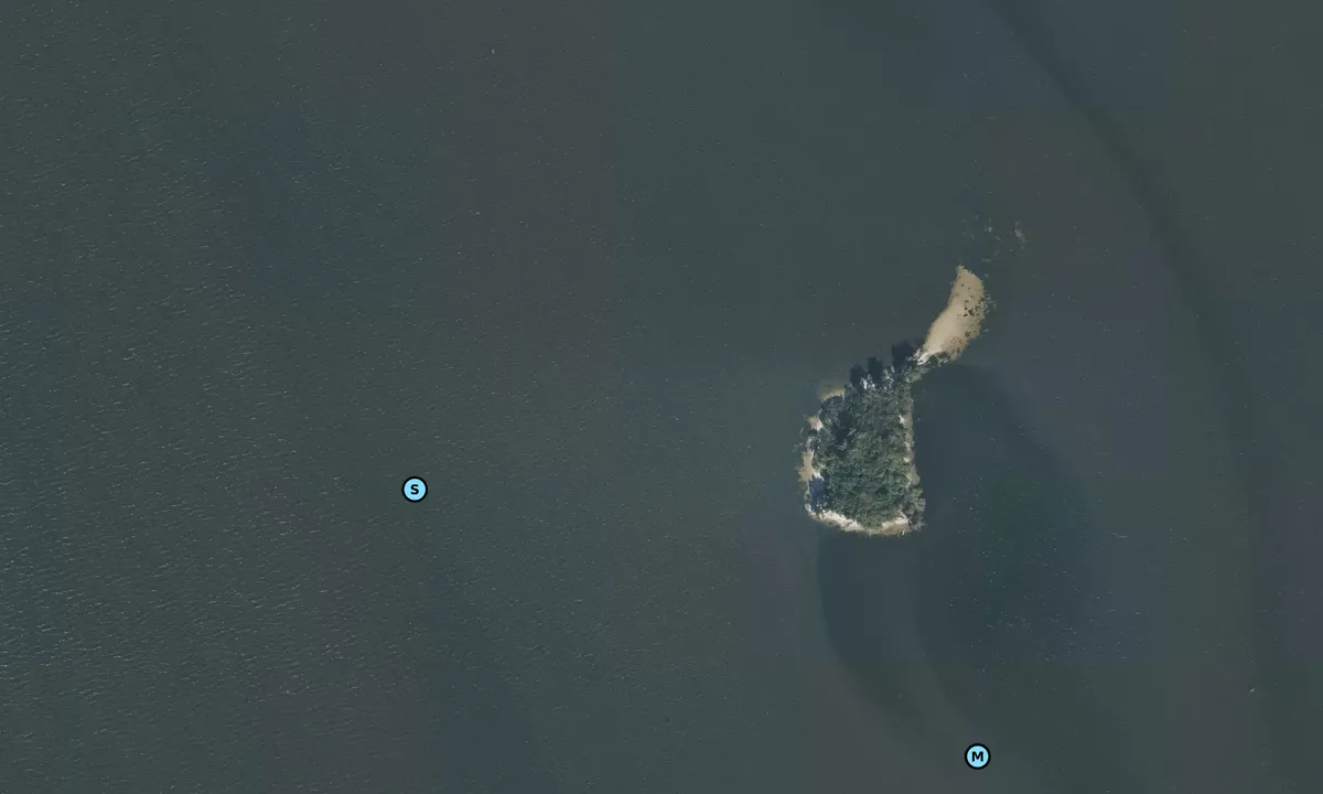 Satelite image of Cocoa Island