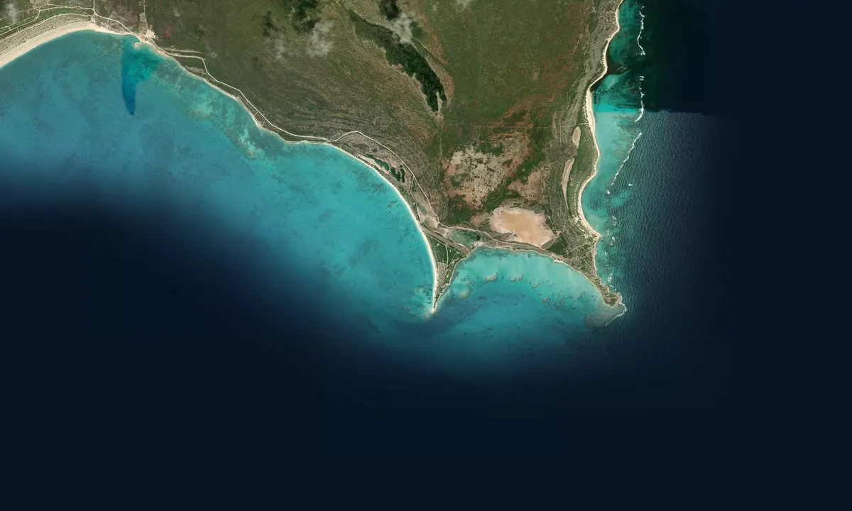 Flyfoto av Cocoa Point