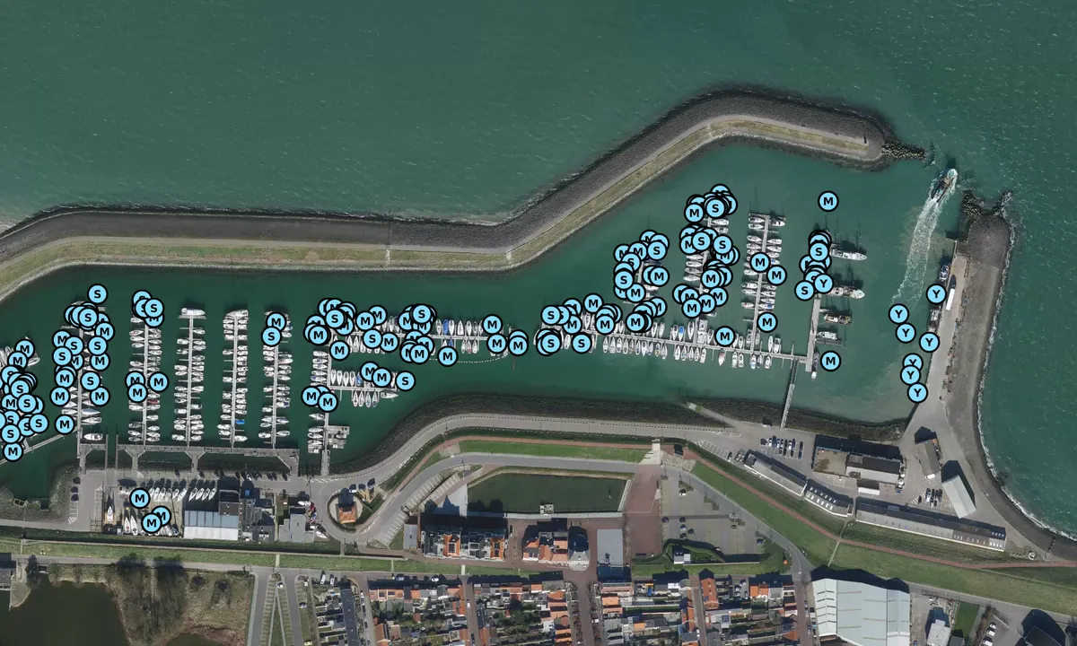 Satelite image of Collijnsplaat Marina