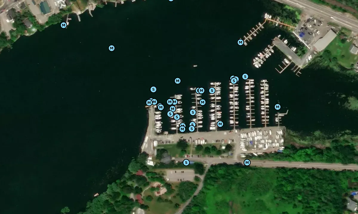 Satelite image of Collins Bay Marina - Kingston