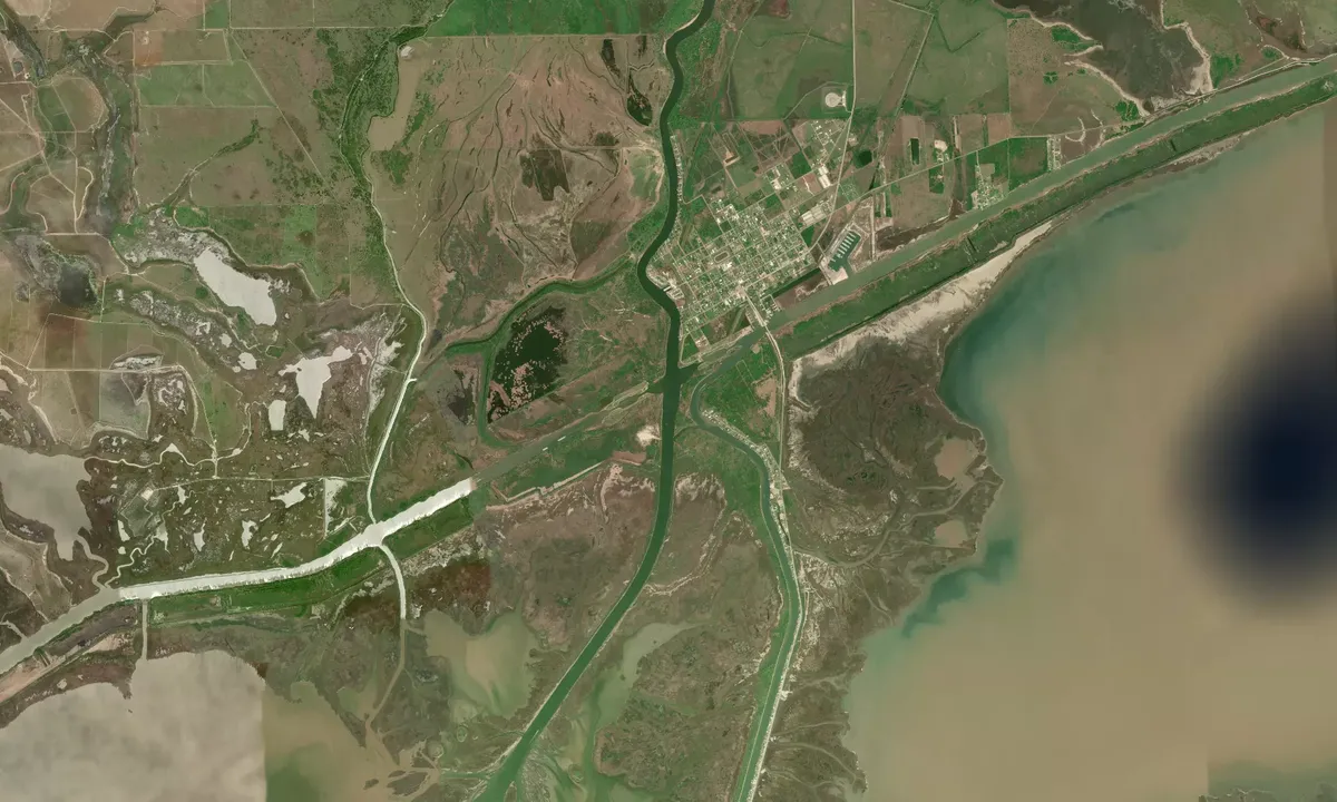 Flyfoto av Colorado River Downstream