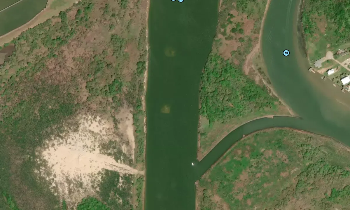 Satelite image of Colorado River Downstream