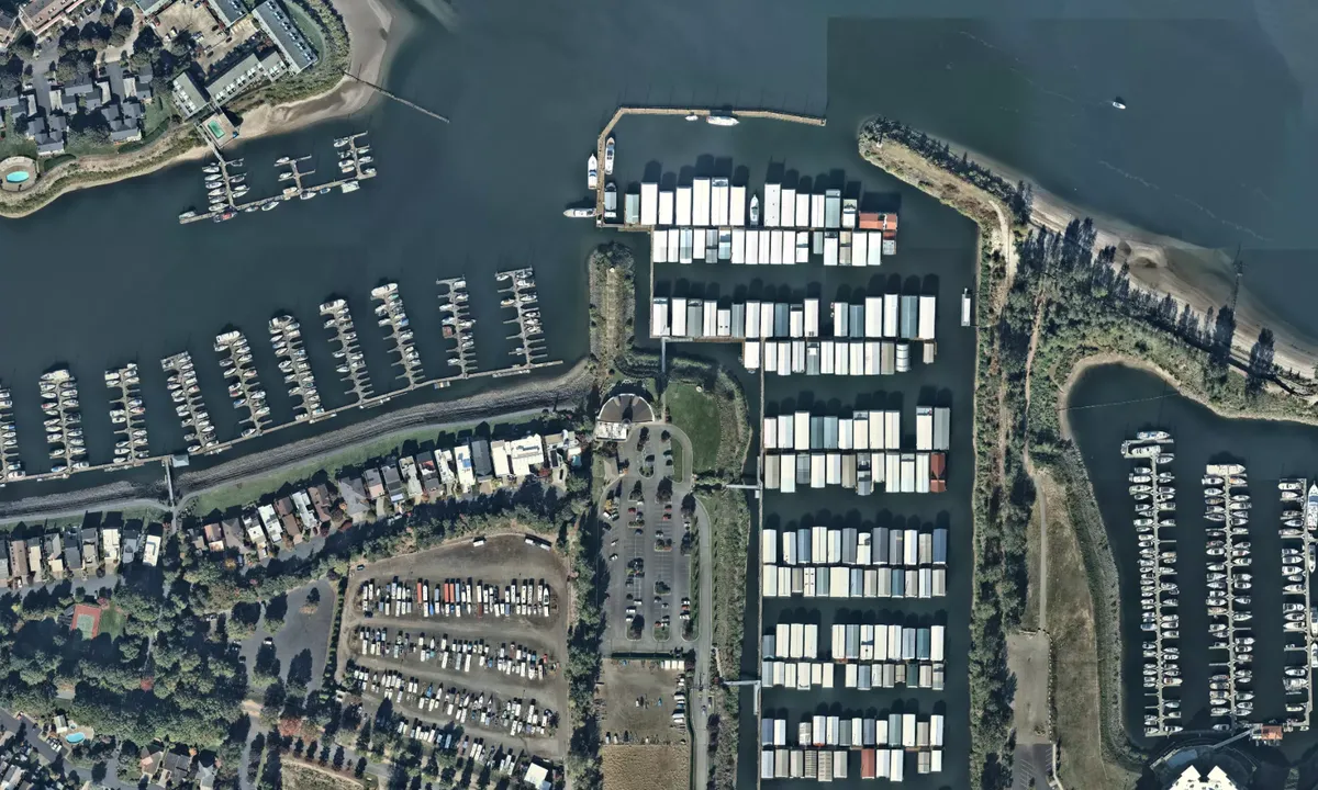 Flyfoto av Columbia River Yacht Club - Multnomah