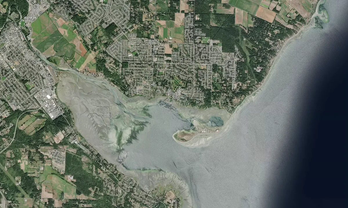 Flyfoto av Comox Valley Harbour Authority