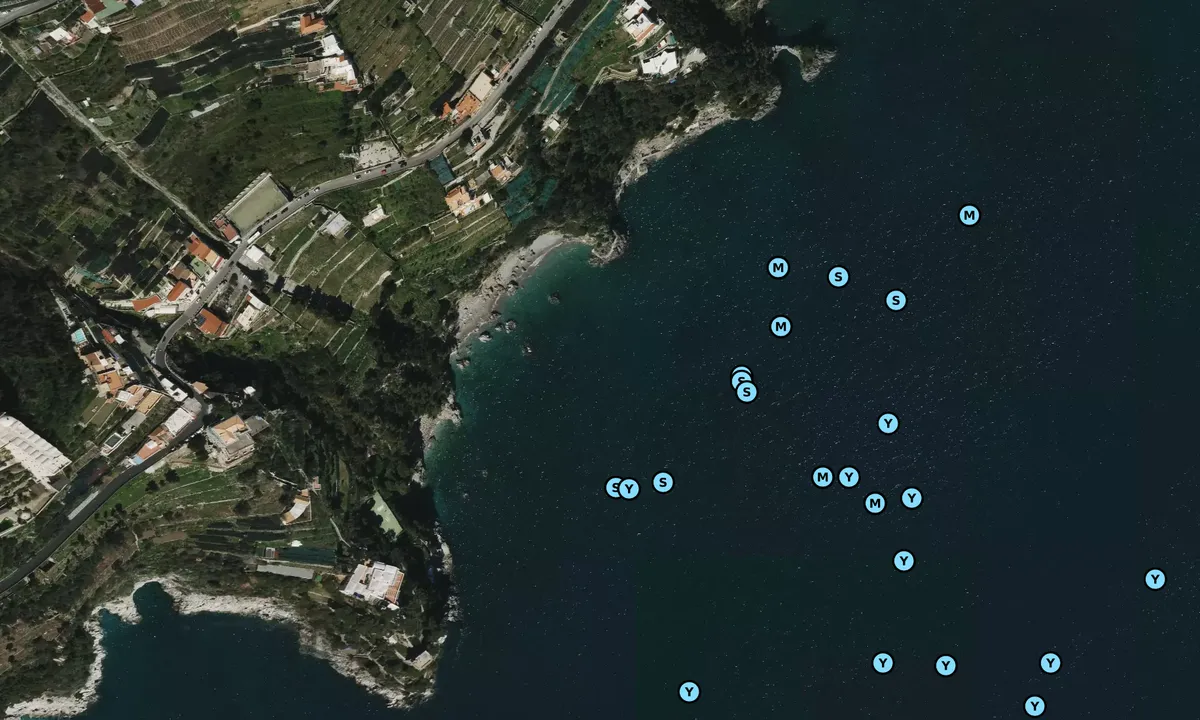 Satelite image of Conca dei Marini