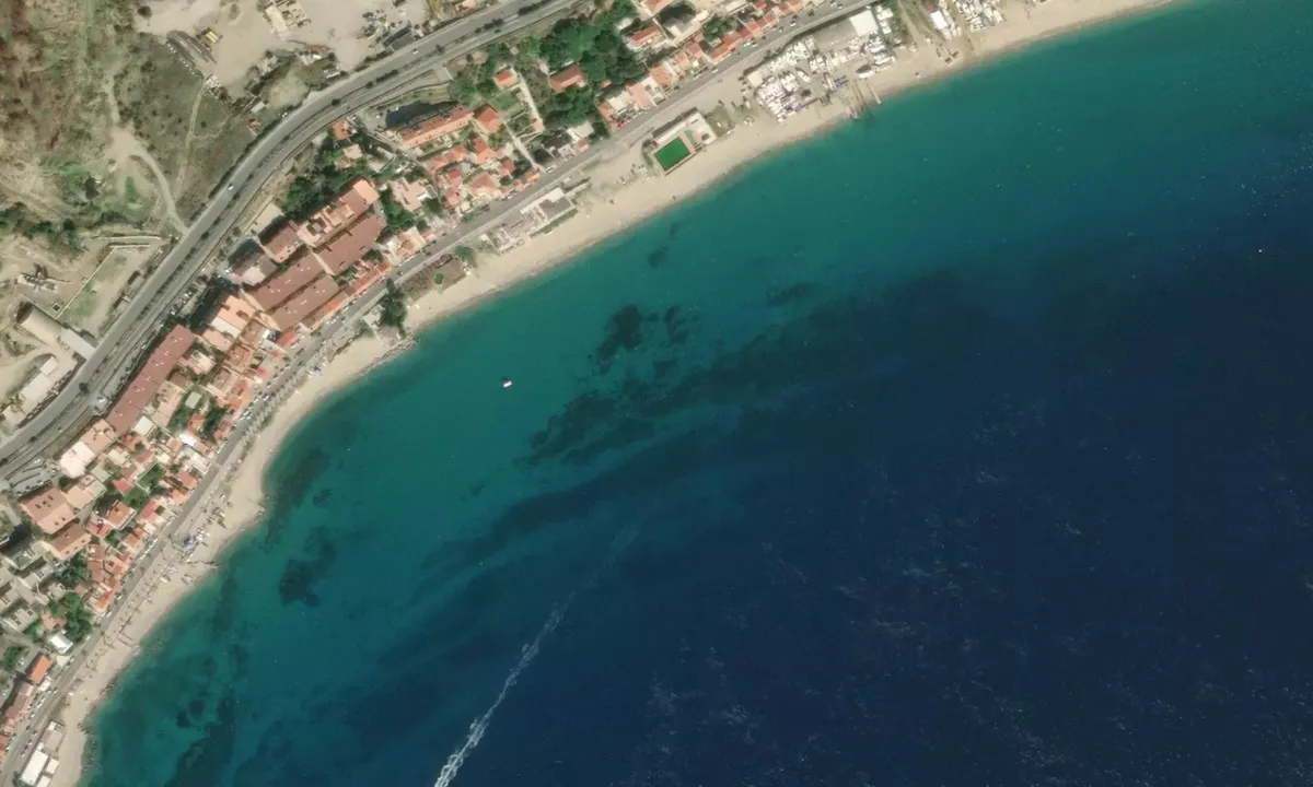 Flyfoto av Contrada Fortino Beach
