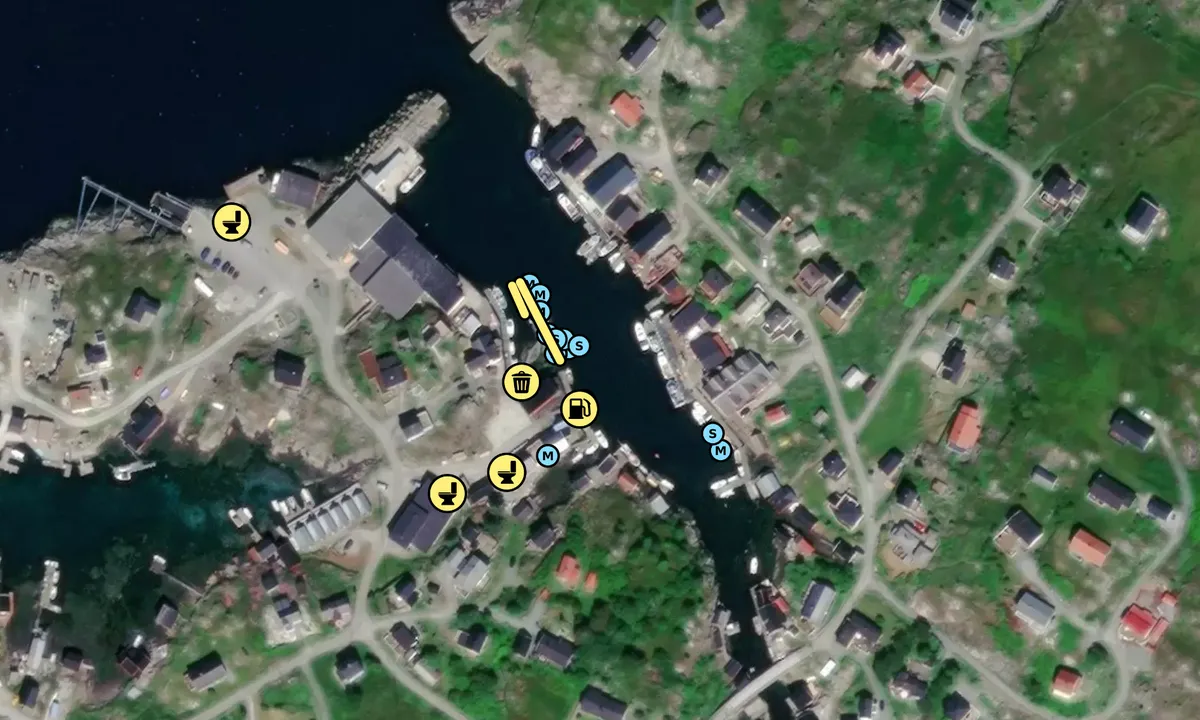 Satelite image of Coop Mausund - Drivstoff