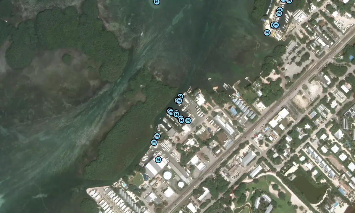Satelite image of Coral Bay Marina - Islamorada