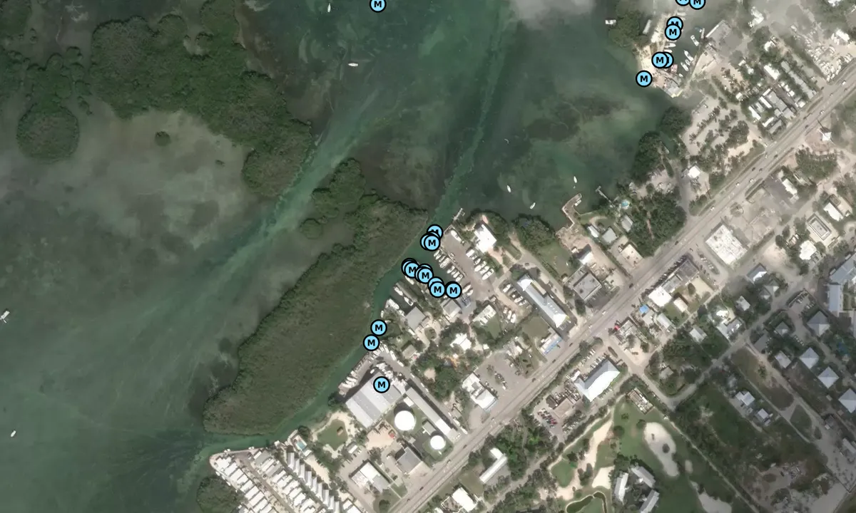 Satelite image of Coral Bay Marina - Islamorada