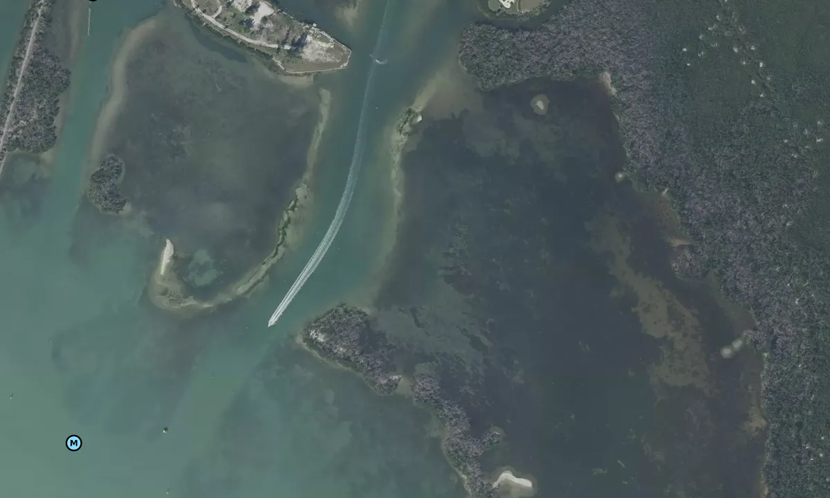 Satelite image of Coral Creek