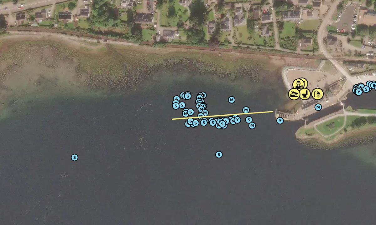 Satelite image of Corpach Marina