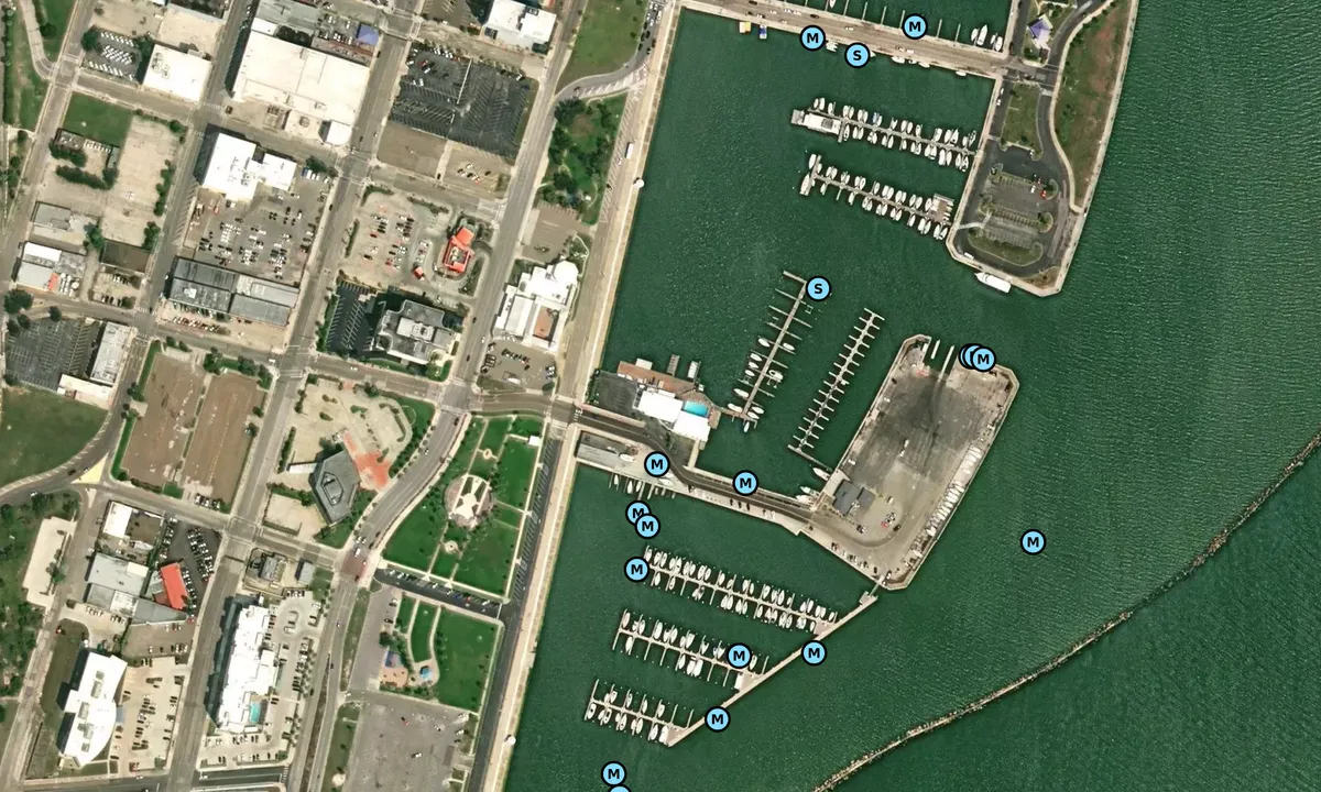 Satelite image of Corpus Christi Yacht Club - CORP CHRISTI