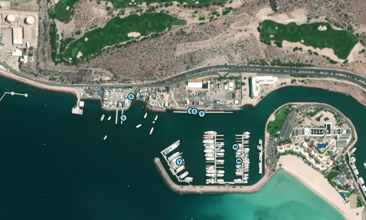 Satelite image of Costa Baja Resort and Marina