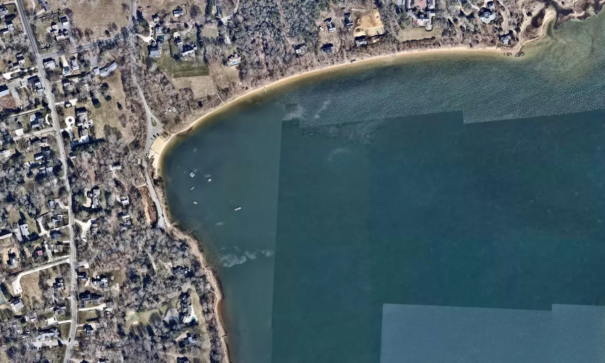 Flyfoto av Cotuit Bay